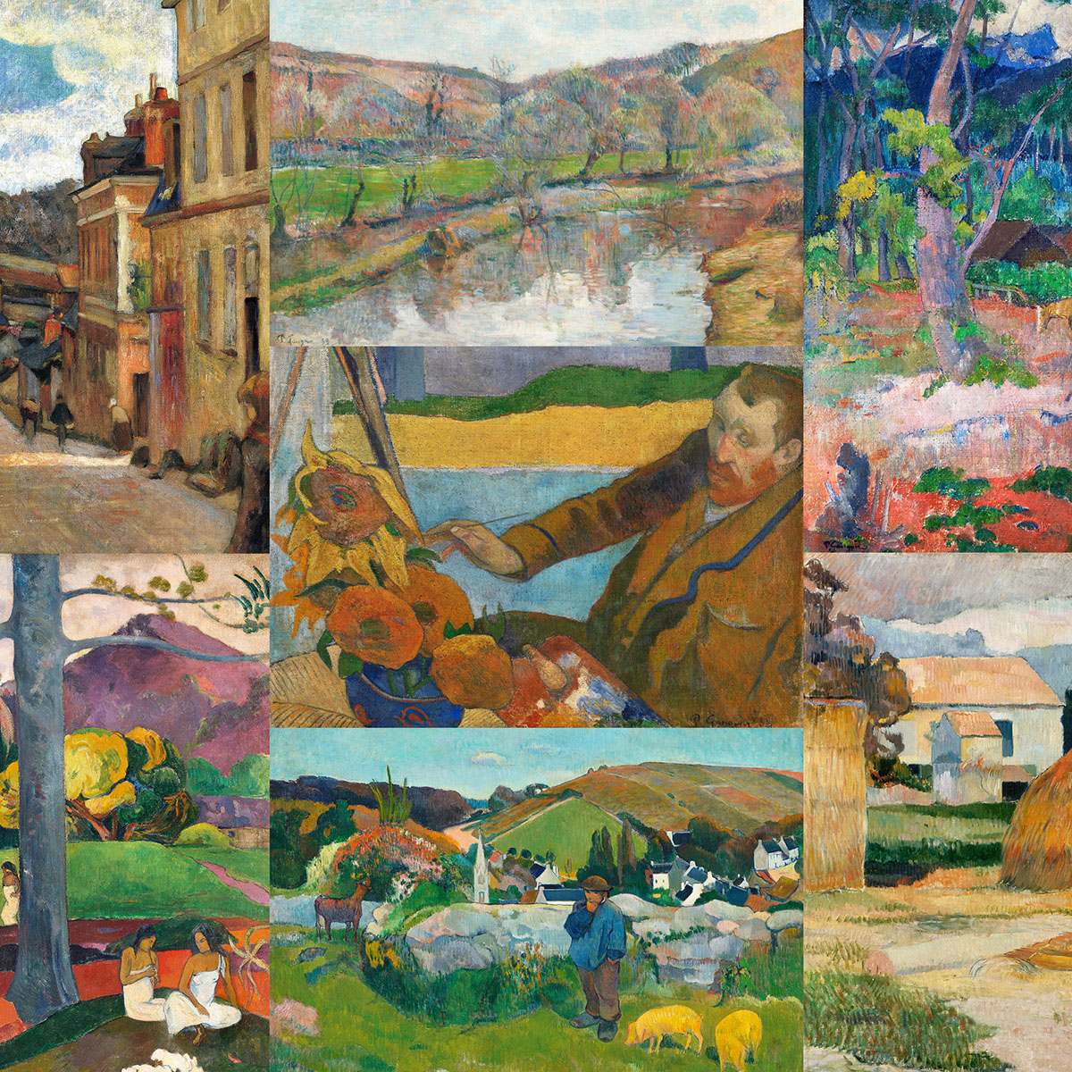 Plakaty Paul Gauguin - Raj Tahiti