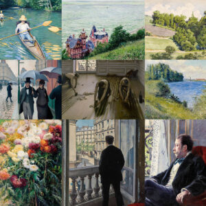 Miniaturka kategorii Plakaty Paryż oczami Gustave Caillebotte - Impresjonizm Miejski