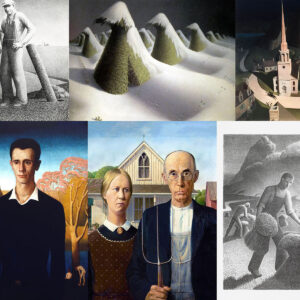 Miniaturka kategorii Plakaty Grant Wood - Serce Ameryki