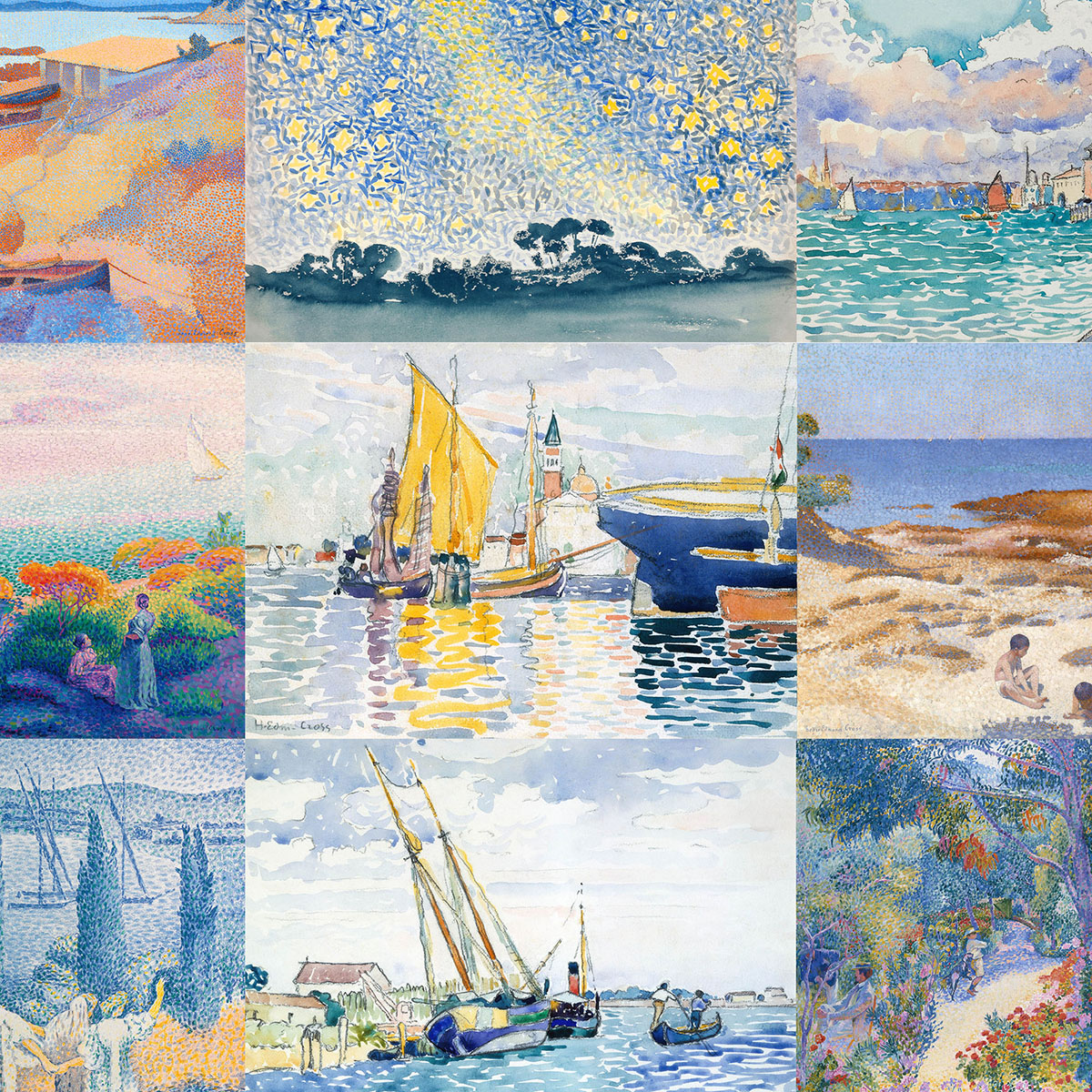 Plakaty Henri-Edmond Cross - Neo-impresjonizm Południa