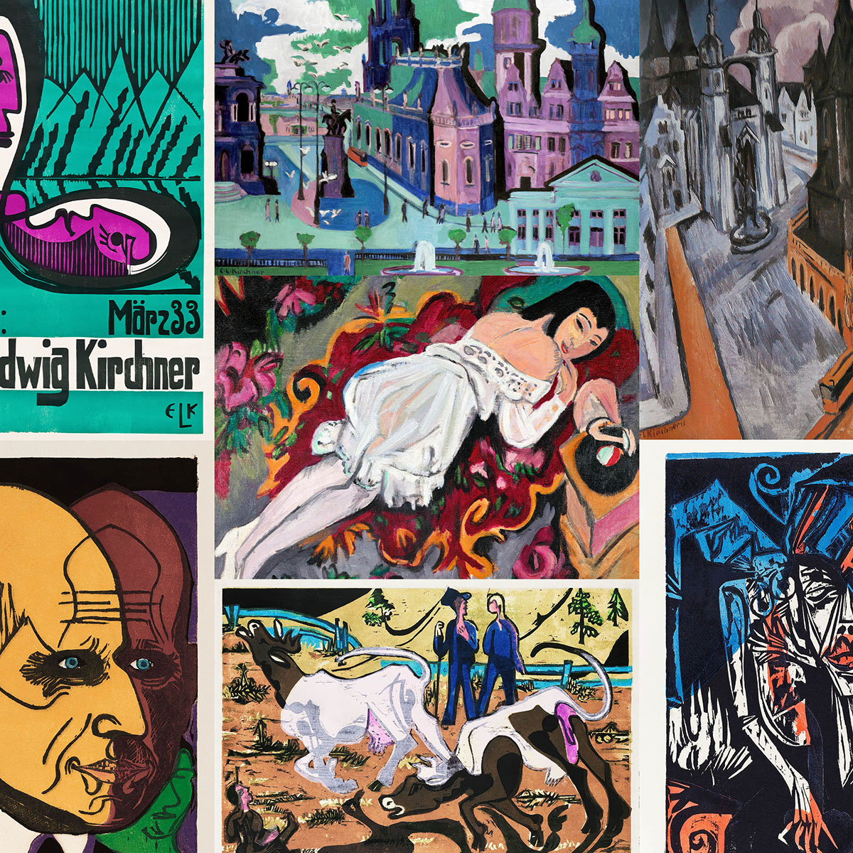 Plakaty Ernst Ludwig Kirchner - Ekspresjonizm w Czystej Formie