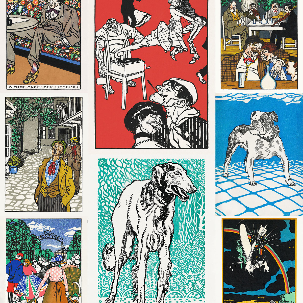 Plakaty Moriz Jung - Wiener Werkstätte, Secesja, Art Nouveau